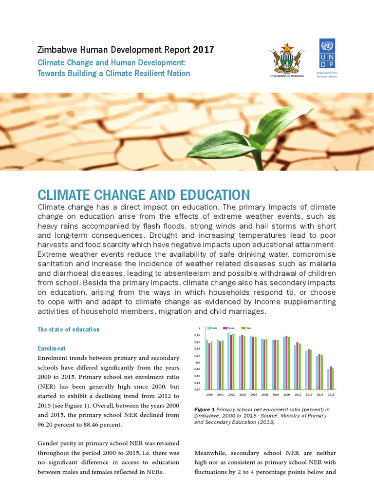 Climate Change's Impact on Zimbabwe Education | PDF | Schools | Climate ...