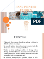 Hand Printed Fabrics