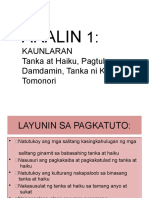 Lesson 1-Yunit 2 Filipino 9