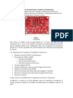Diagrama Del PCB Con Sus Dimensiones y Montaje de Componentes