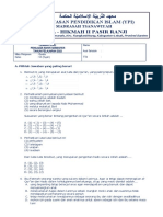 Soal PTS QH Kelas 7 MTS 2021 - Kamimadrasah