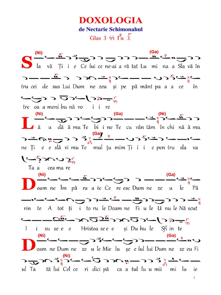 Doxologia Mare G3 Nectarie Schimonahul PDF