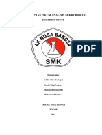 Laporan Praktikum Analisis Mikrobiologi
