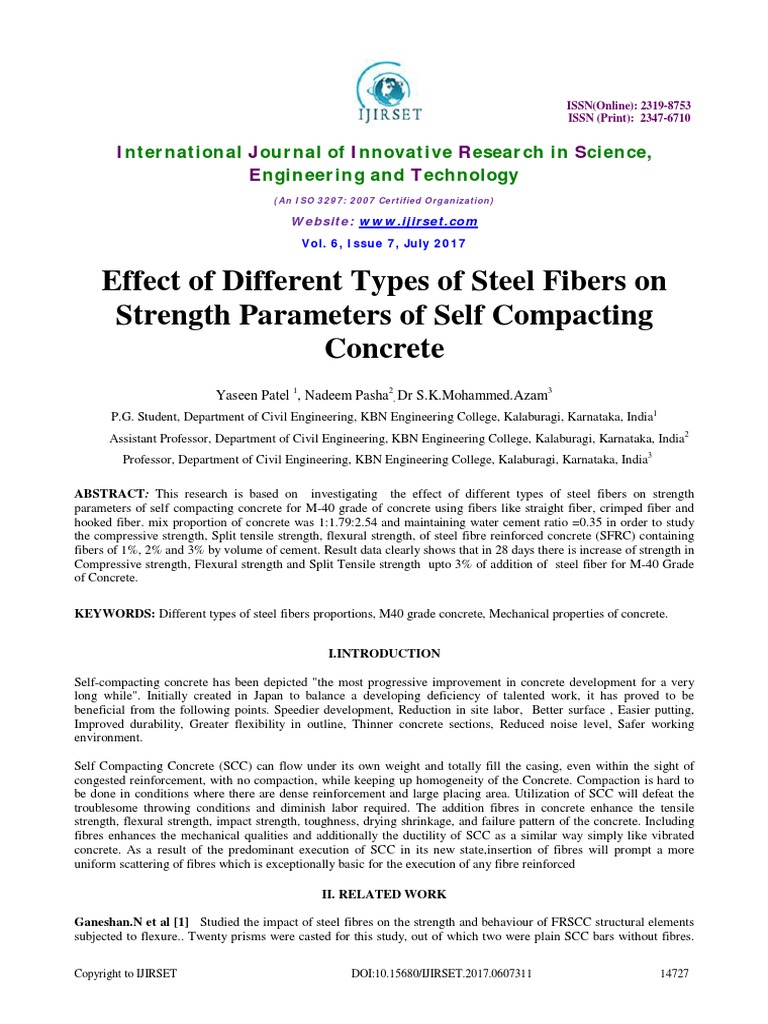 Pro118. Effect of Different Types of Steel Fibers On PDF Concrete