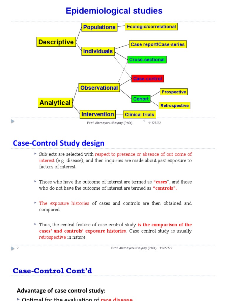 Case-Control Study Design Overview | PDF | Cohort Study | Epidemiology