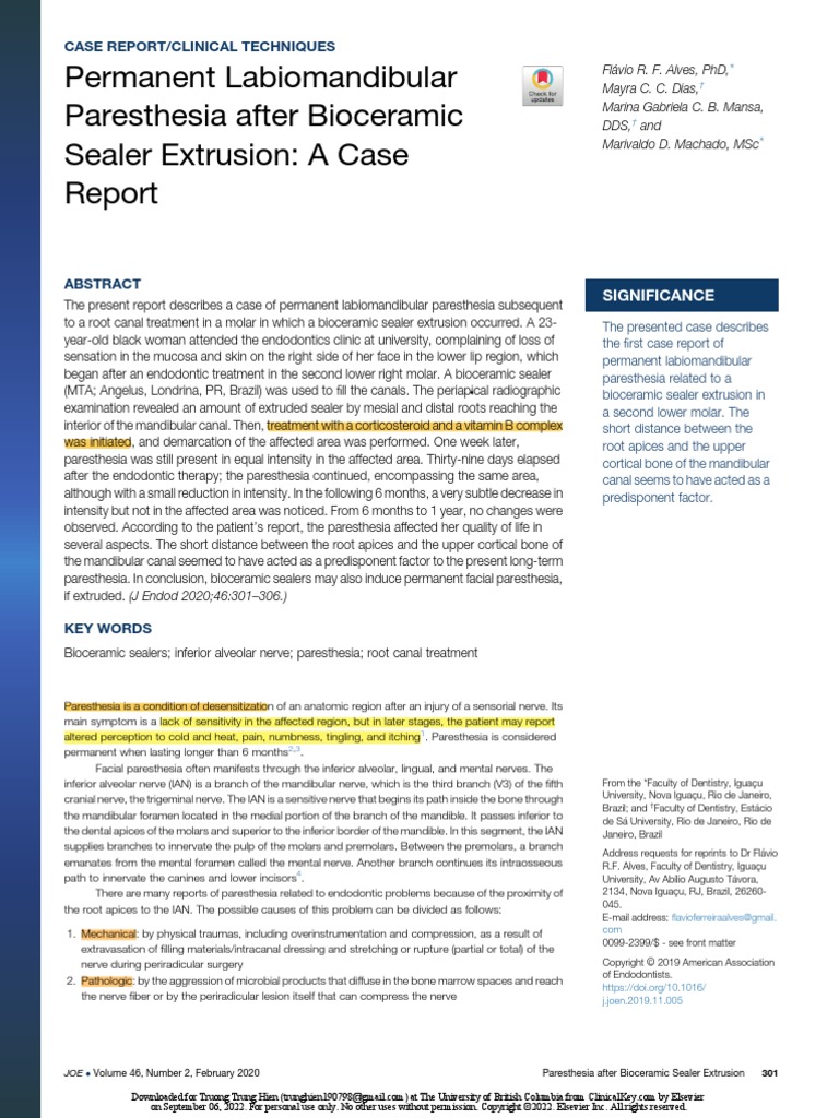 Journal of Endodontics PDF Medical Specialties Clinical Medicine