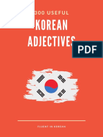 300 Useful Korean Adjectives