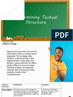 Determining Textual Structure