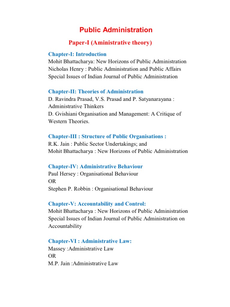 New Horizons in Public Administration | PDF | Politics | Social Science