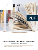 12 Must-Know PSLE Maths Techniques by AKLC Online - Step 2022