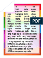 Tagalog Reading Materials