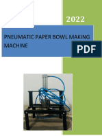 PNEUMATIC PAPER BOWL MAKING MACHINE DOCUMENT