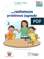 REFUERZO ESCOLAR Resolvemos Problemas Jugando 3 Actividades para Niñas y Niños, Competencia Resuelve Problemas de Cantidad