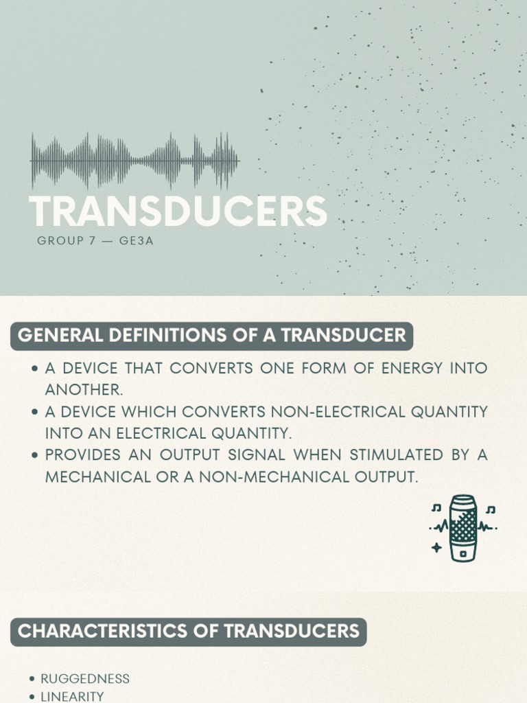 Transducers PDF Sonar Sensor