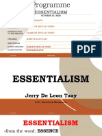 Essentialism Education