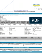 Tata Capital loan statement