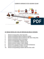 10 Sebab Mengapa Islam Mengharamkan Rokok