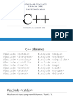 Standard Template Library (STL) Dan Pengenalan: Vincent Sebastian The