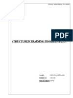 180129D - Structured Training Program Plan