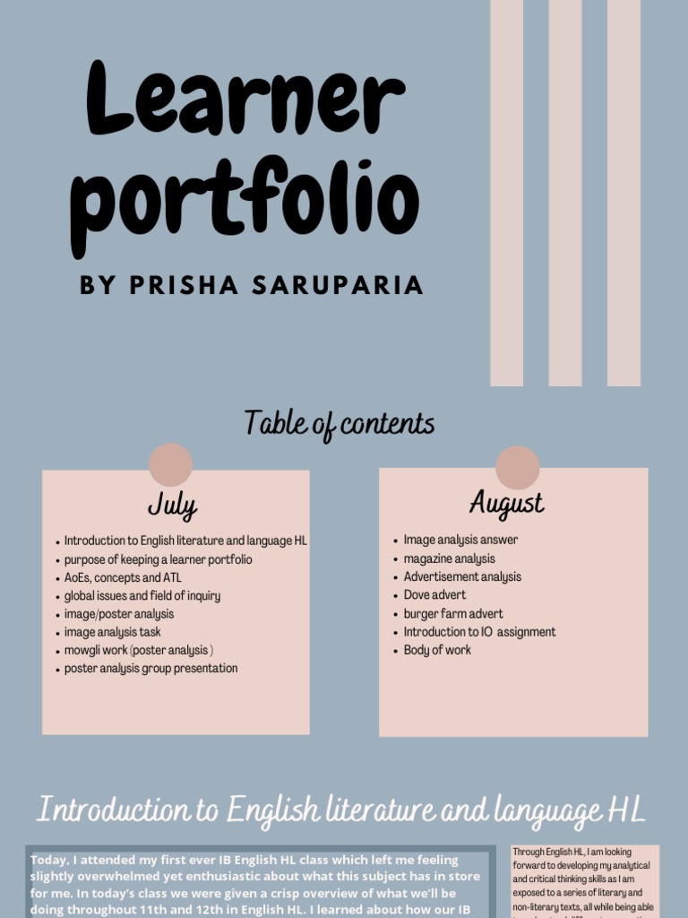 IB English HL Learner Portfolio | PDF | Advertising | Brand