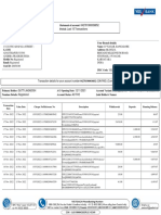 Account Statement Last 10 Transactions