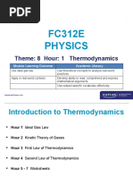 8.1.1 Thermodynamics