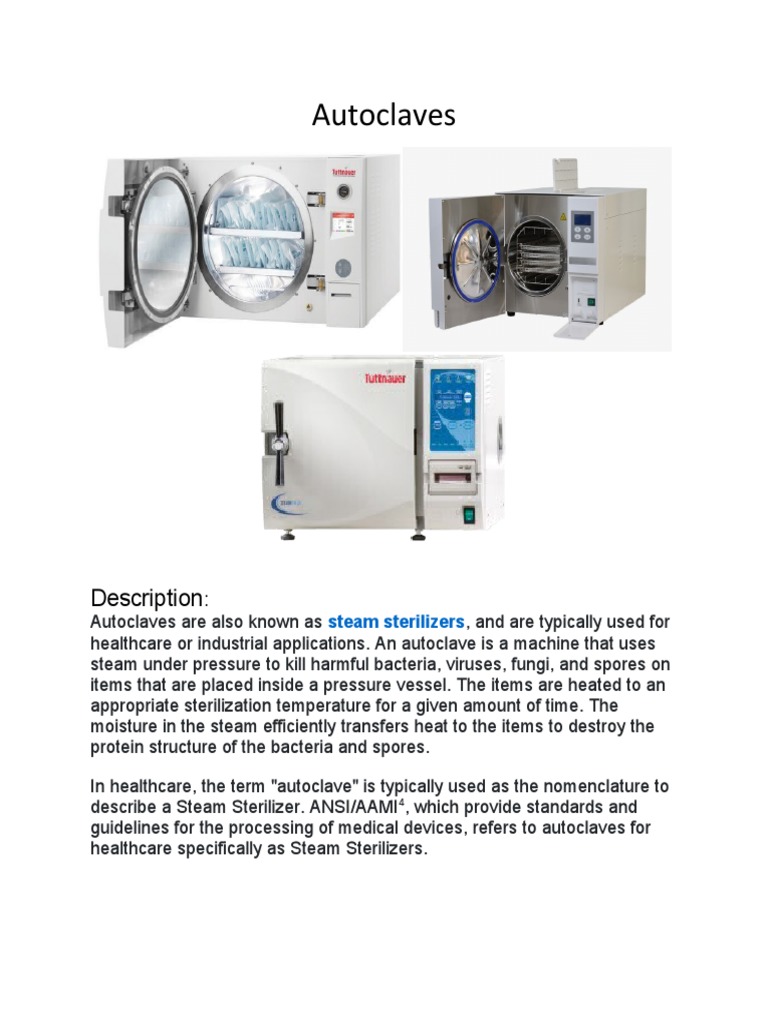 Autoclaves PDF