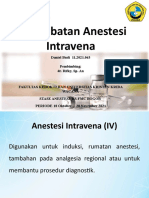 obat-obatan anestesi intravena