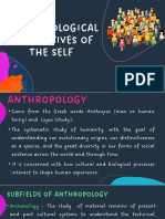 Explore how culture shapes the self from an anthropological perspective