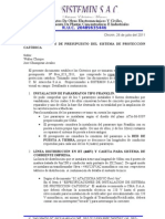 Ayuda - Memoria de Presupuestos de Proteccion Catodica