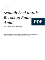 Sebuah Seni Untuk Bersikap Bodo Amat - Wikipedia Bahasa Indonesia, Ensiklopedia Bebas