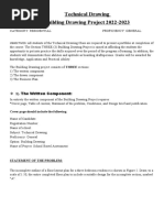 Technical Drawing Building Drawing Project 2022-2023