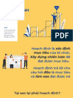 CÔNG TÁC HOẠCH ĐỊNH