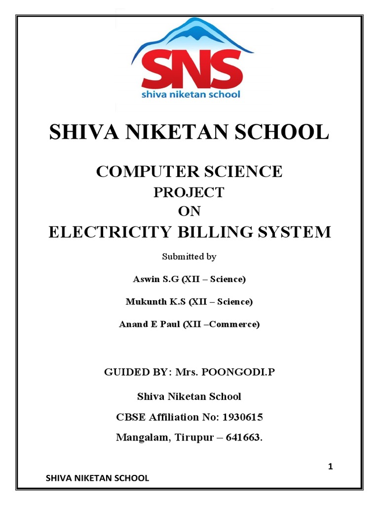Aswin Cs Project EDITED | PDF