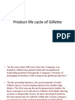 Product Life Cycle of Gillette