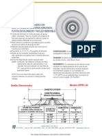 DIFUSOR ACERO DOS PATRONES HORIZONTAL