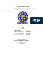 Tugas Kelompok - Konsep Dasar Risiko Dan Manajemen Risiko Organisasi