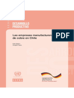 Las Empresas Manufactureras de Cobre en Chile