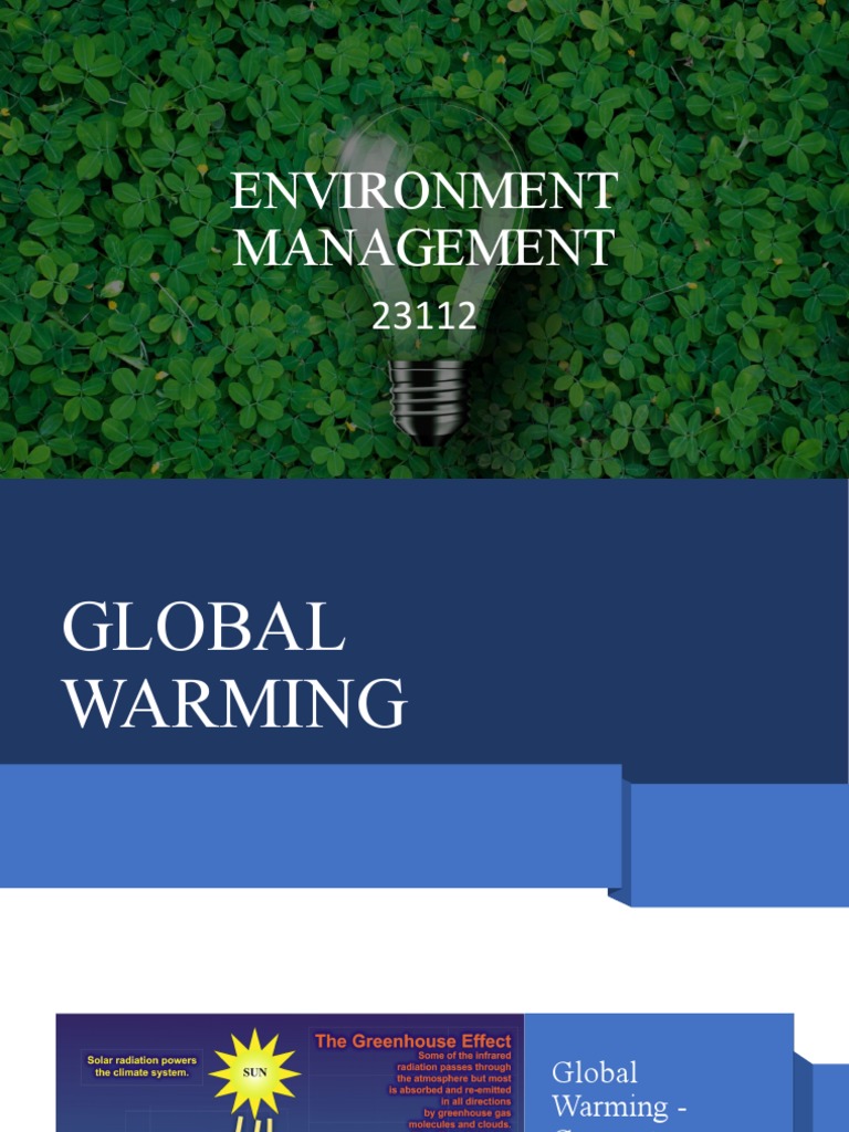 Comprehensive Overview of Global Environmental Issues Such as Global
