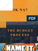 AGNPO The Budget Process
