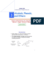 Chapter 3 Notes on Alcohols, Phenols, and Ethers