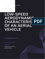 Low-Speed Aerodynamics of An Unmanned Combat Aerial Vehicle