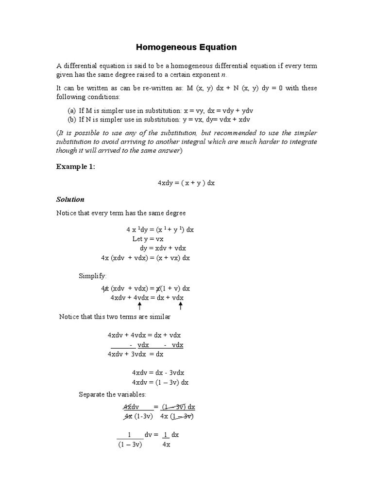 homogeneous-equation-pdf