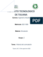 Historia de La Simulacion - Linea Del Tiempo