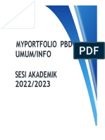 Myportfolio Pengurusan PBD