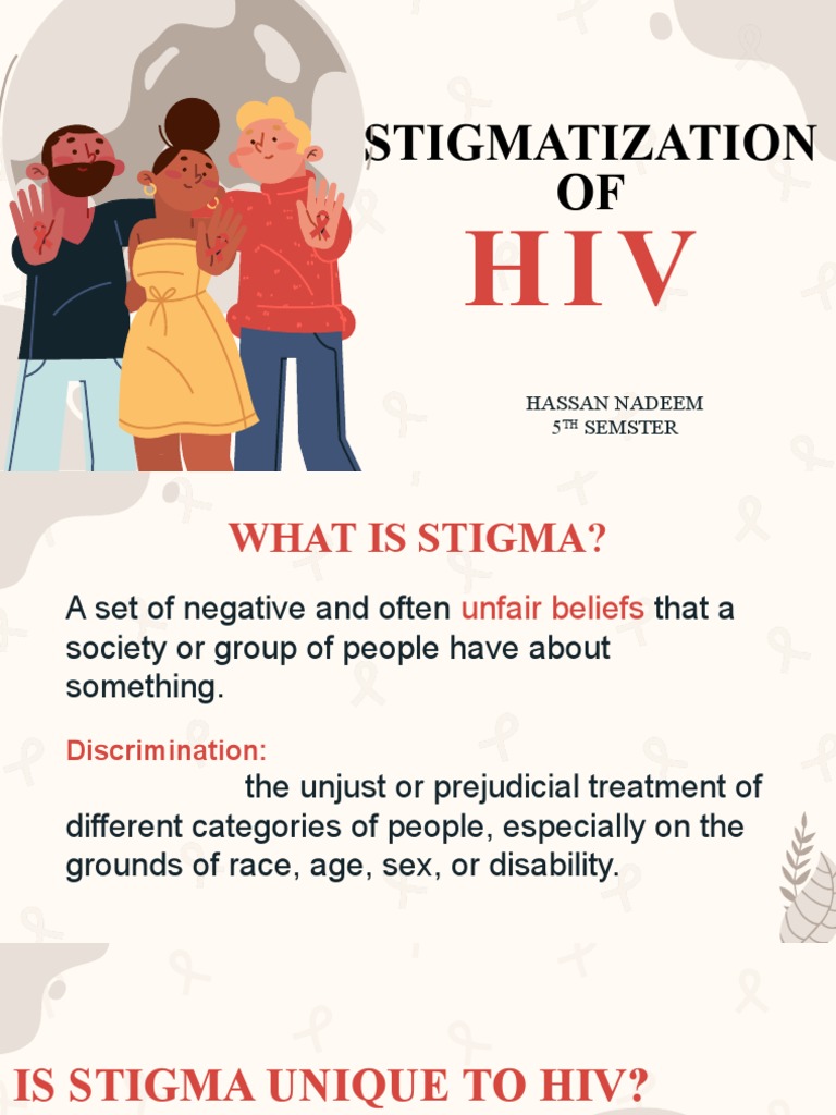 Stigmatization of HIV PDF Social Stigma Hiv/Aids