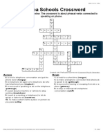 ANSWERS Crossword