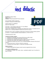 1666-Proiect Didactic Vreau Să Trăiesc Printre Stele