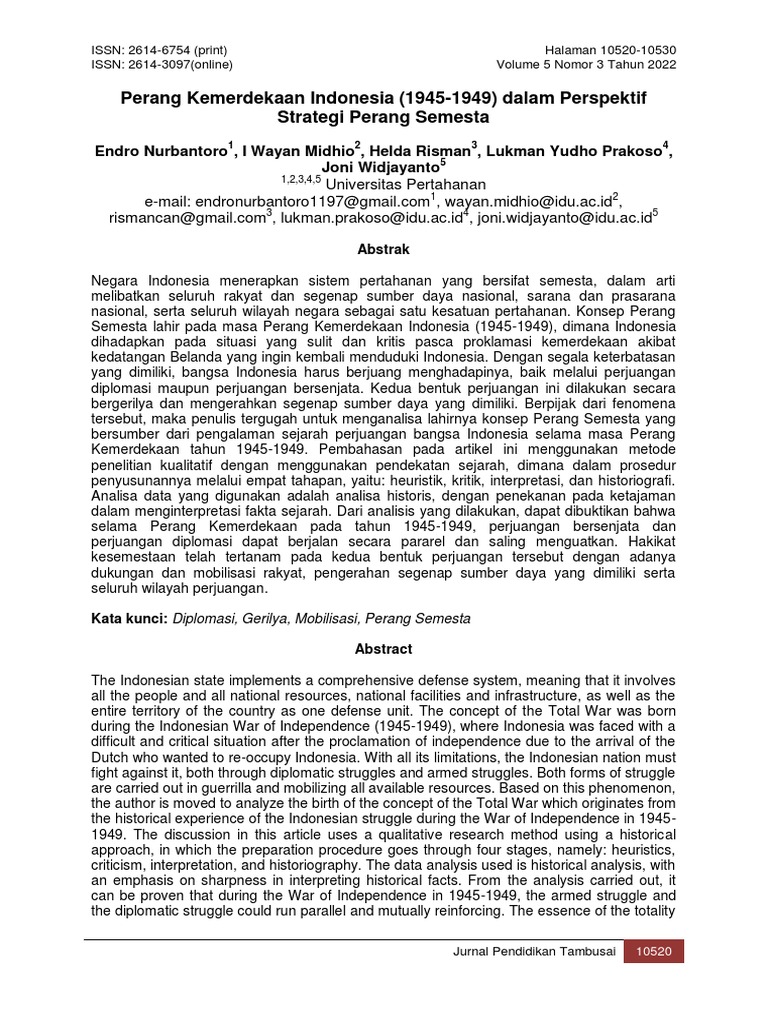 2658 Article Text 5222 1 10 20220105 Pdf Politik Sejarah