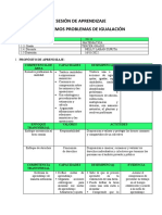 SESION de APRENDIZAJE Nº2 - 3ER GRADO Resolvemos Problemas de Dos Pasos